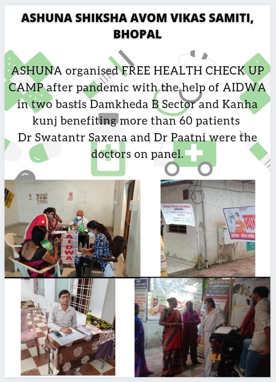 Ashuna organised free health check up camp